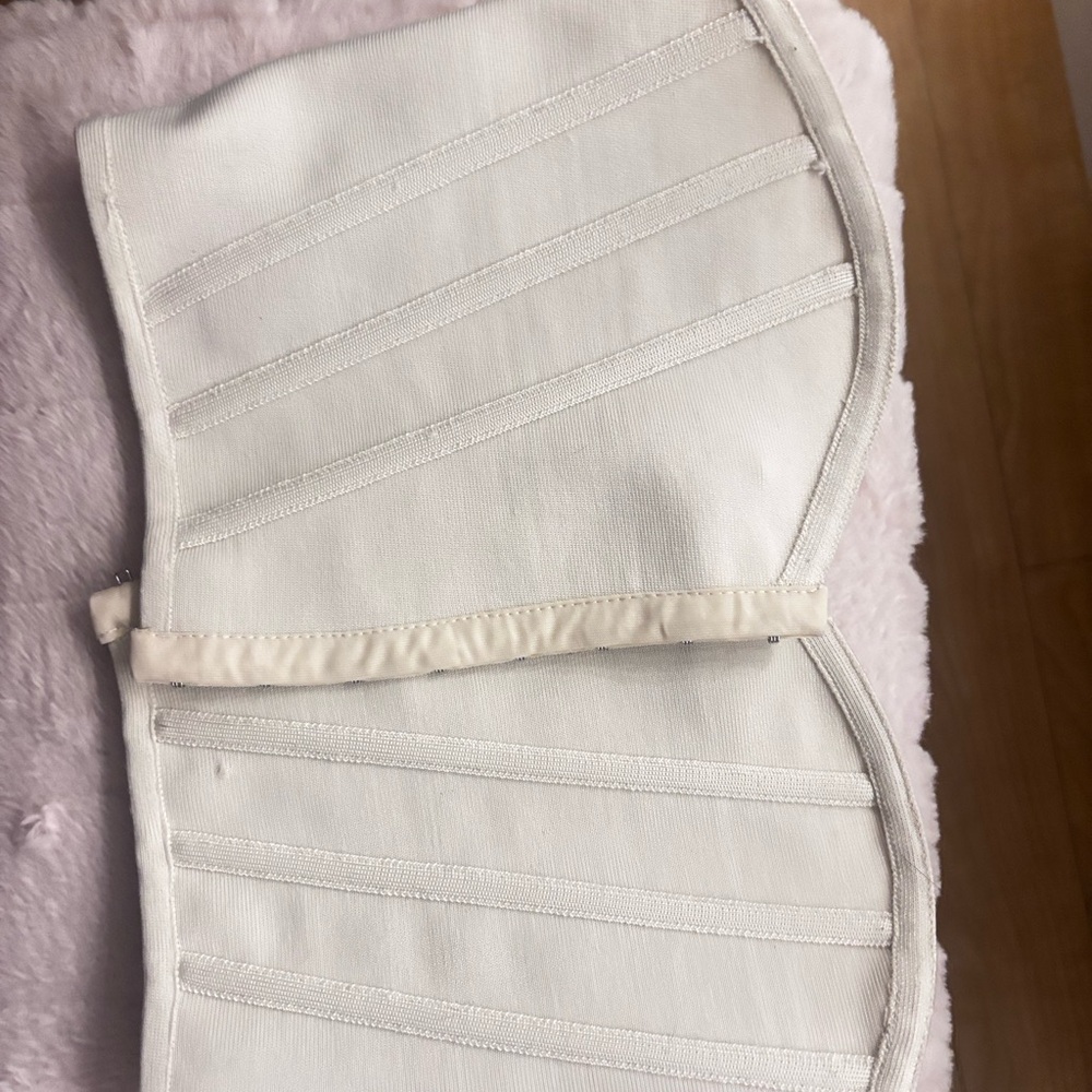 White  / Cream Women's Corset Top